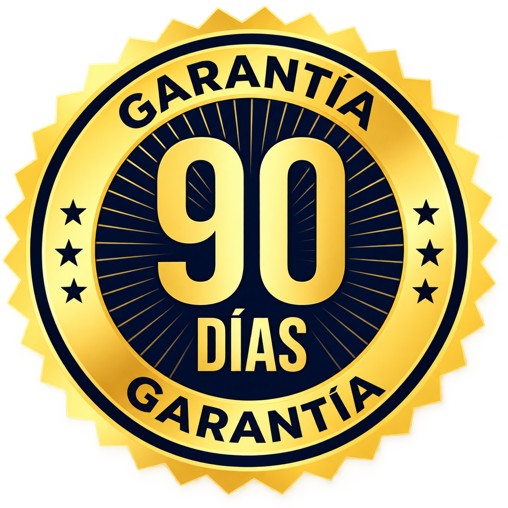 Sello de garantía de 90 días en alta resolución